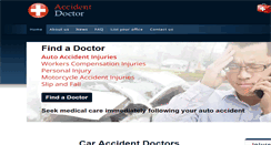 Desktop Screenshot of accidentdoctor.org